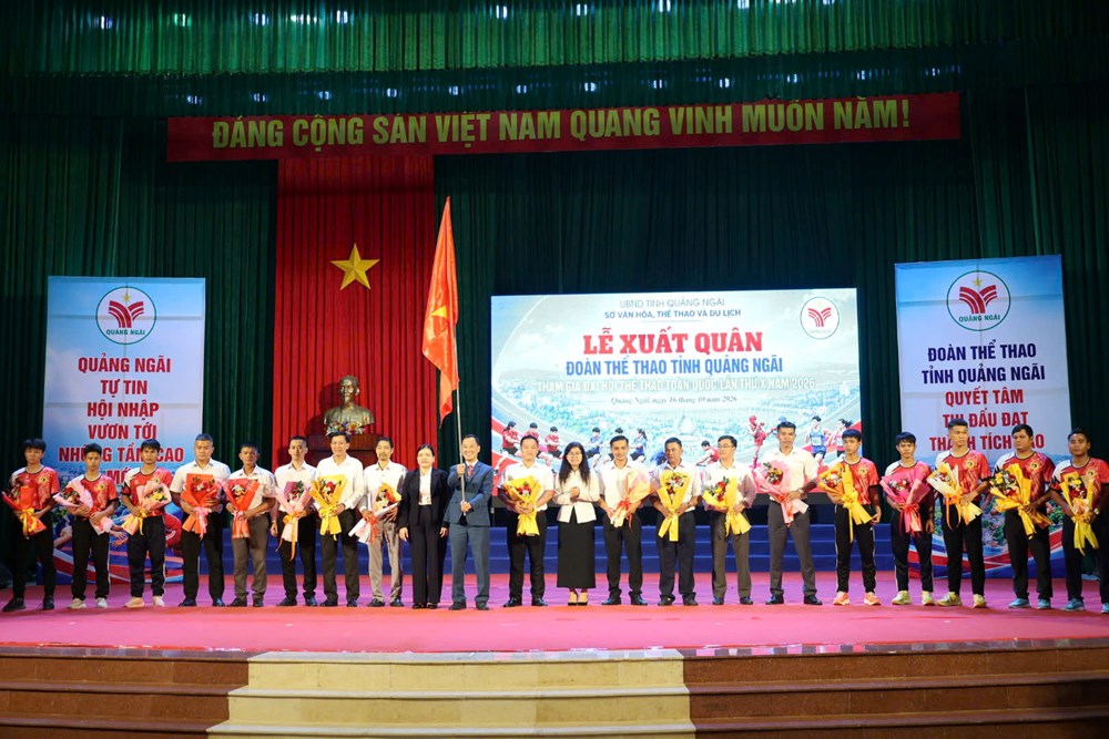 Quảng Ngãi đặt mục tiêu giành 45 huy chương tại Đại hội Thể thao toàn quốc 2026 - ảnh 1