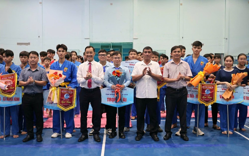 Gần 250 võ sinh tranh tài tại Giải Vô địch Vovinam Quảng Ngãi 2026 - ảnh 1