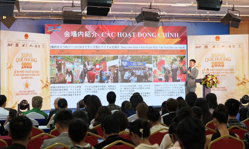 Tôn vinh văn hóa truyền thống trong chuỗi sự kiện “Xuân quê hương 2025” tại Nhật Bản - ảnh 2