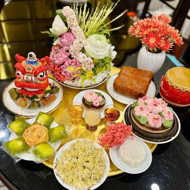 MC Hải Anh đảm đang chuẩn bị mâm cỗ cúng Rằm tháng 7 - ảnh 5