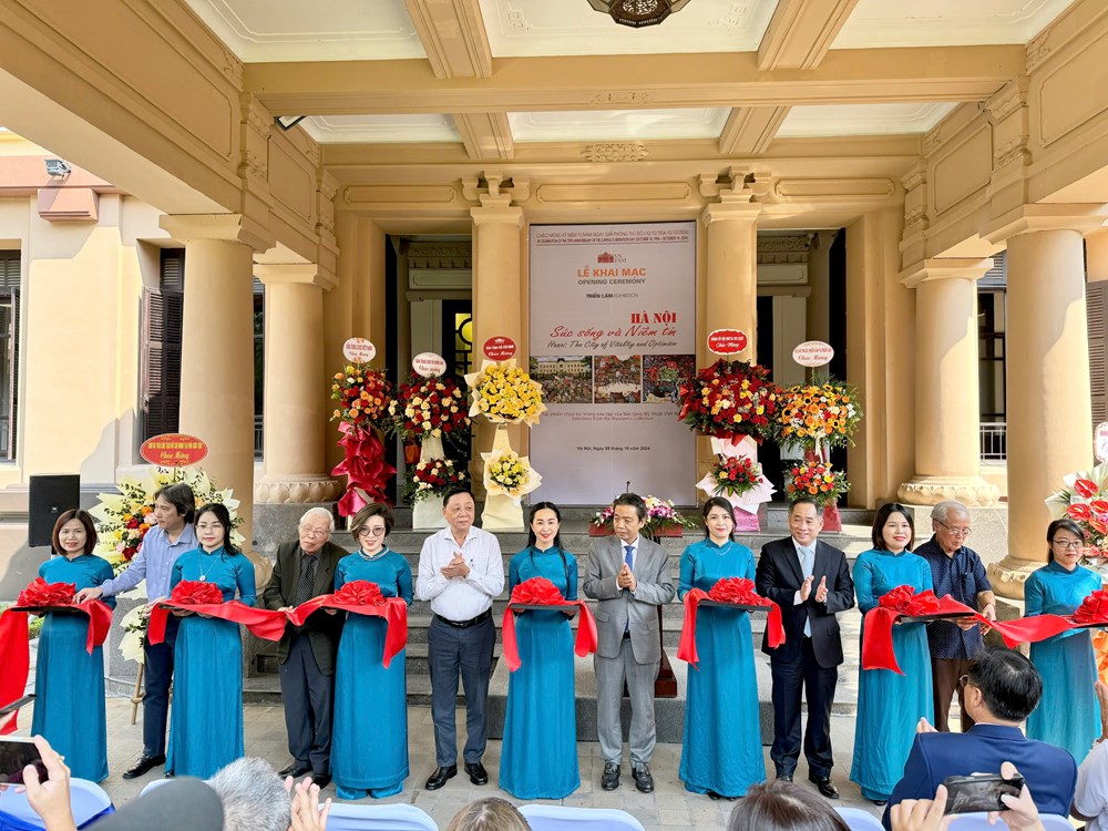“Hà Nội - Sức sống và Niềm tin” trong tác phẩm mỹ thuật - ảnh 1