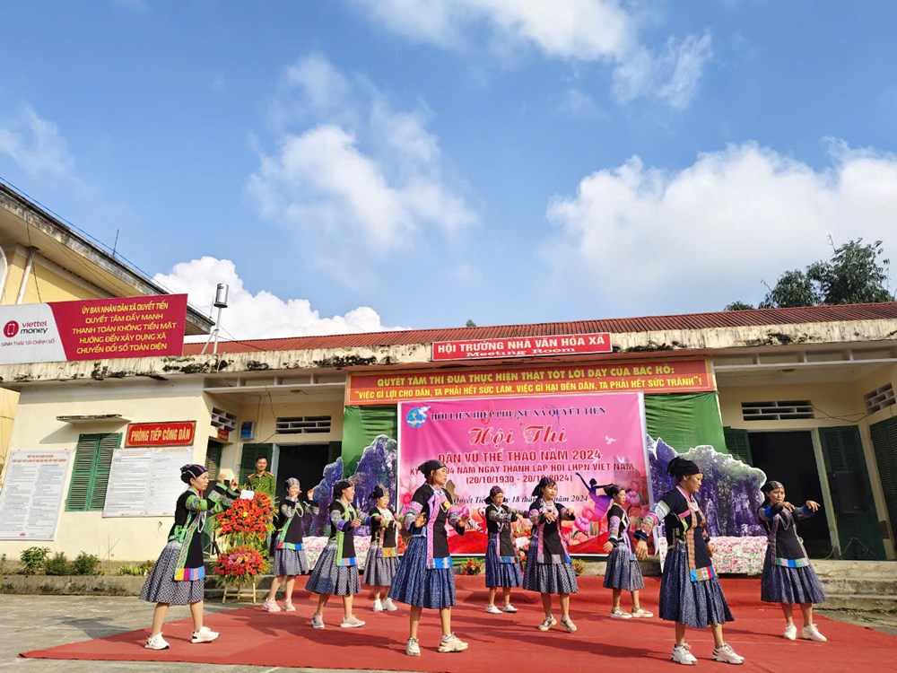 Hà Giang: Hội thi tôn vinh phụ nữ tại địa bàn có đông đồng bào dân tộc Bố Y sinh sống - ảnh 1