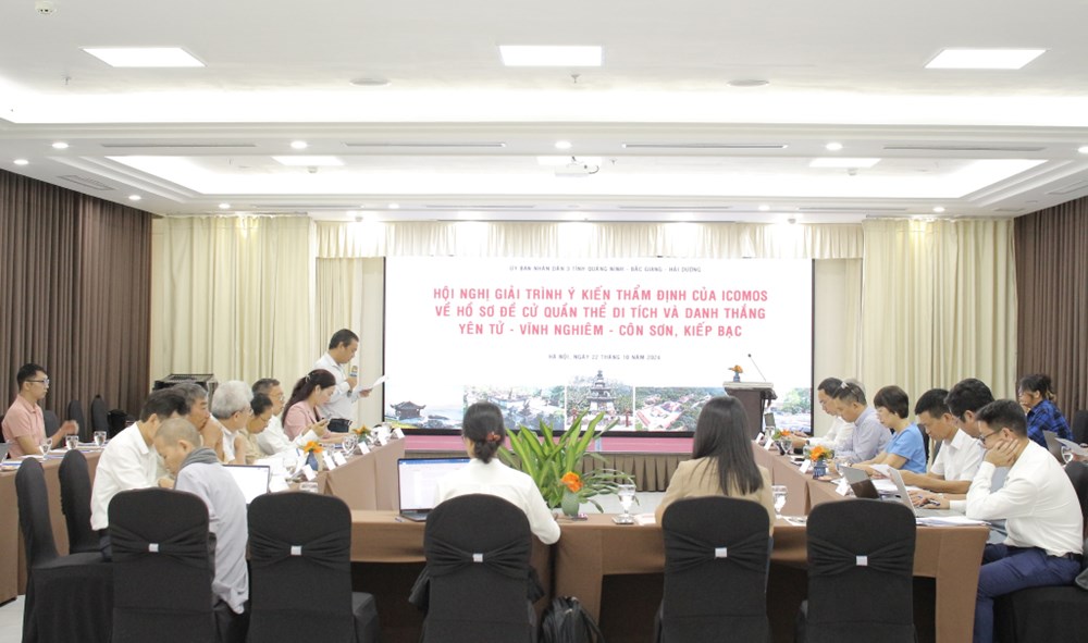Báo cáo giải trình với ICOMOS về Hồ sơ Yên Tử đảm bảo súc tích, có tính thuyết phục - ảnh 1