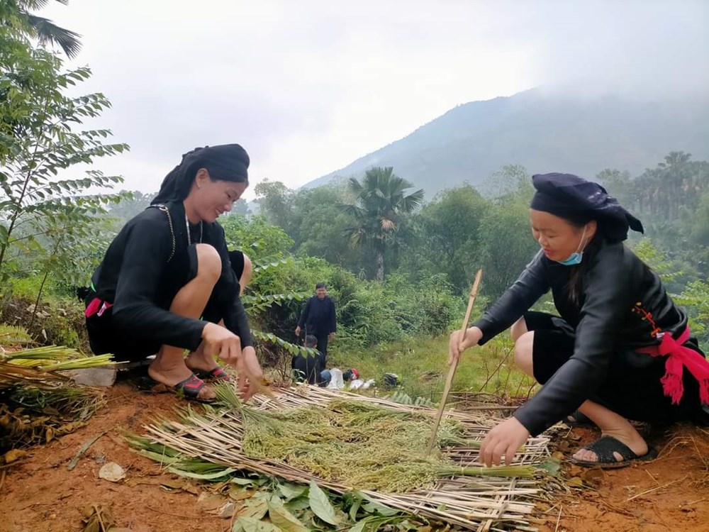 Lễ dâng cốm của người Tày Nghĩa Đô - ảnh 3
