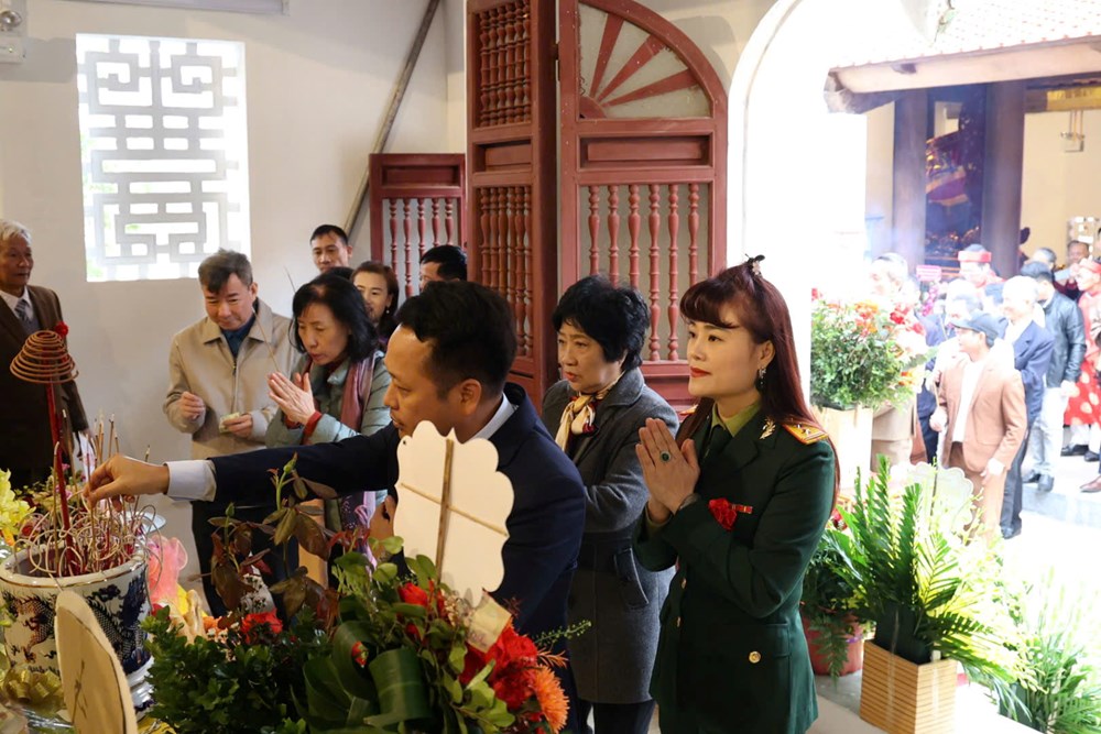 Khánh thành và bàn giao công trình tu bổ, tôn tạo di tích quốc gia đền Hồ Đề - ảnh 4