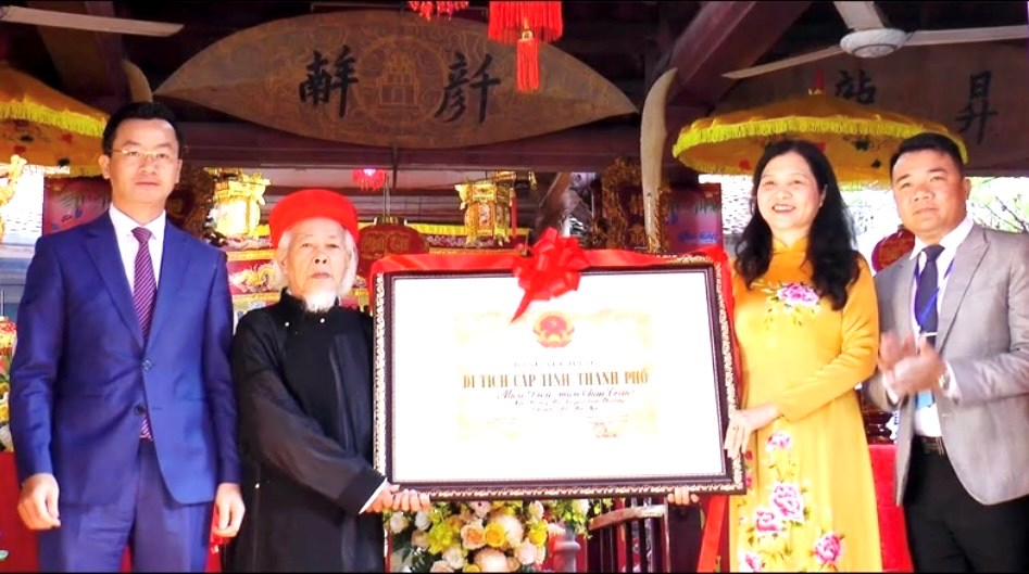 Tổ chức đón Bằng công nhận Di sản văn hóa phi vật thể quốc gia “Hội diều làng Bá Dương Nội” - ảnh 1