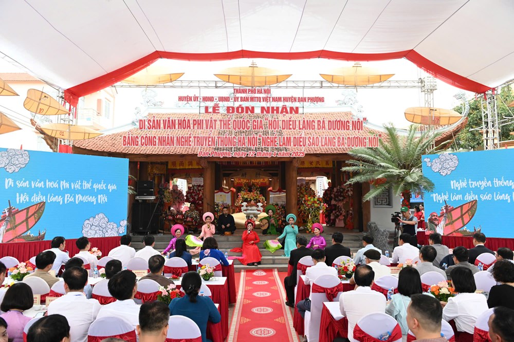 Niềm tự hào di sản phi vật thể quốc gia “Hội diều làng Bá Dương Nội” - ảnh 1
