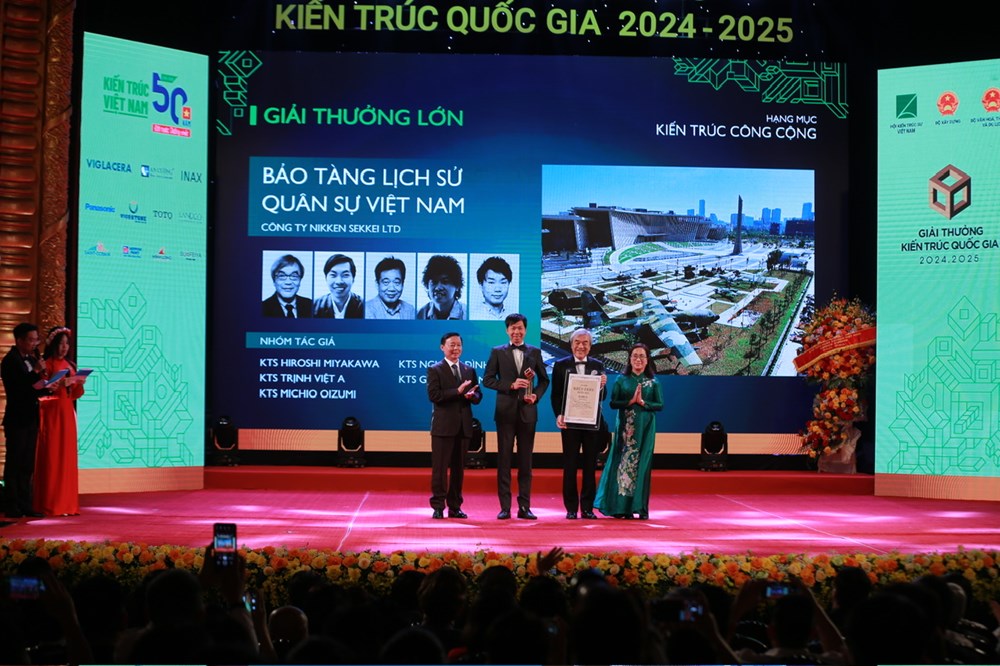 Giải thưởng Lớn - Giải thưởng Kiến trúc quốc gia vinh danh Bảo tàng Lịch sử Quân sự Việt Nam - ảnh 1