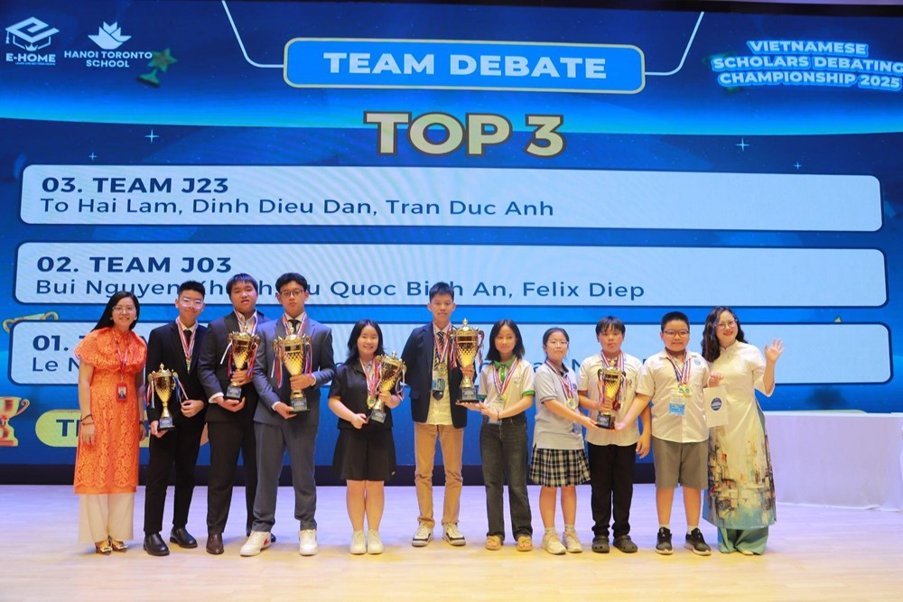 Lộ diện Top 3 xuất sắc nhất Vietnamese Scholars Debating Championship 2025 - ảnh 10