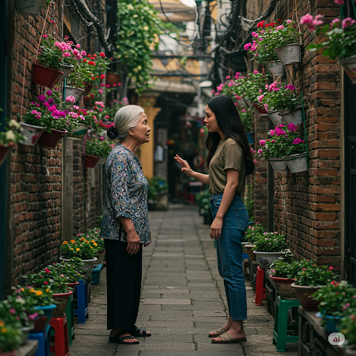 Trồng hoa cho đẹp ngõ xóm và không ai để rác, nhưng chủ nhà vẫn bị phản ứng vì lý do này - ảnh 1