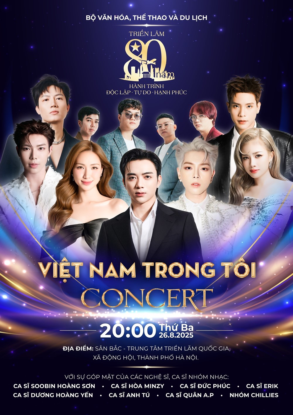 Soobin Hoàng Sơn, Hòa Minzy và dàn sao khủng “đổ bộ” Concert “Việt Nam trong tôi” - ảnh 2