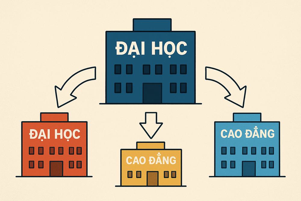 Tái cấu trúc mạng lưới giáo dục đại học: Vì sao cần sáp nhập các trường? - ảnh 1