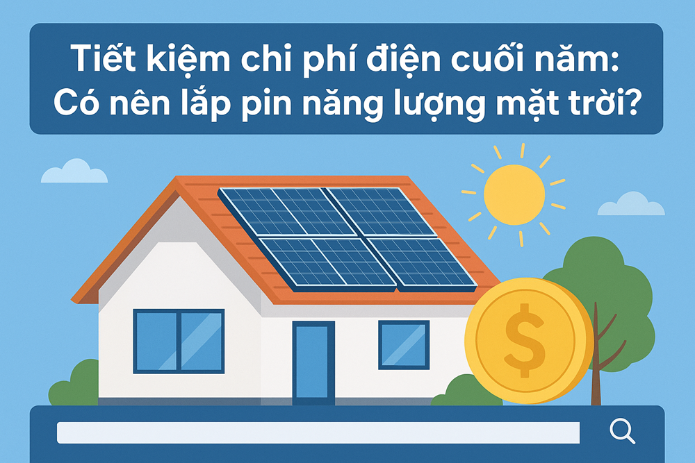 Tiết kiệm chi phí điện cuối năm: Có nên lắp pin năng lượng mặt trời? - ảnh 1