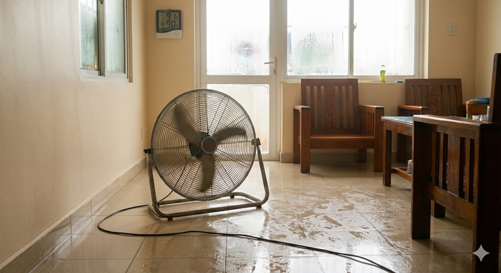 Trời nồm ẩm có nên “giải cứu” bằng cách bật quạt, mở cửa? - ảnh 1