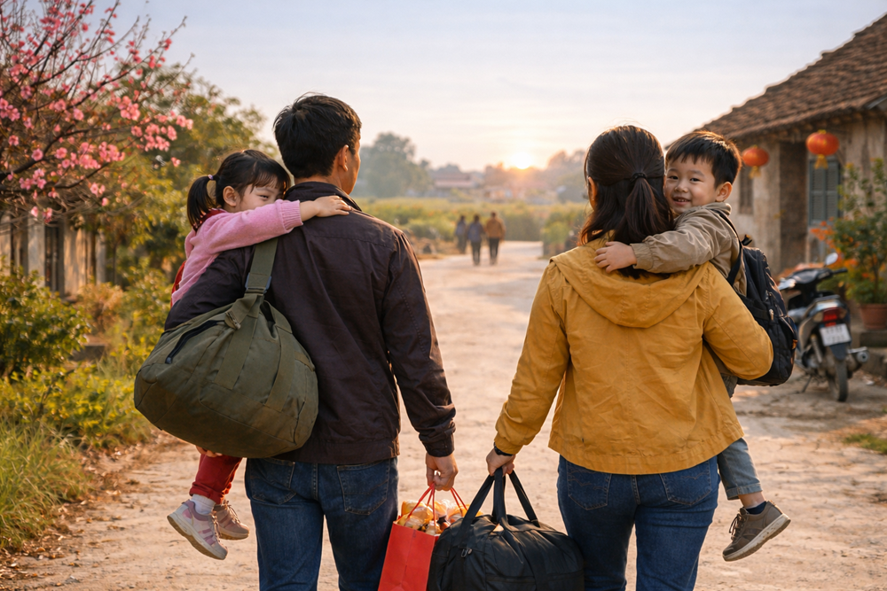 Nỗi lo Tết của vợ chồng “làm ở phố” mỗi lần về quê - ảnh 1