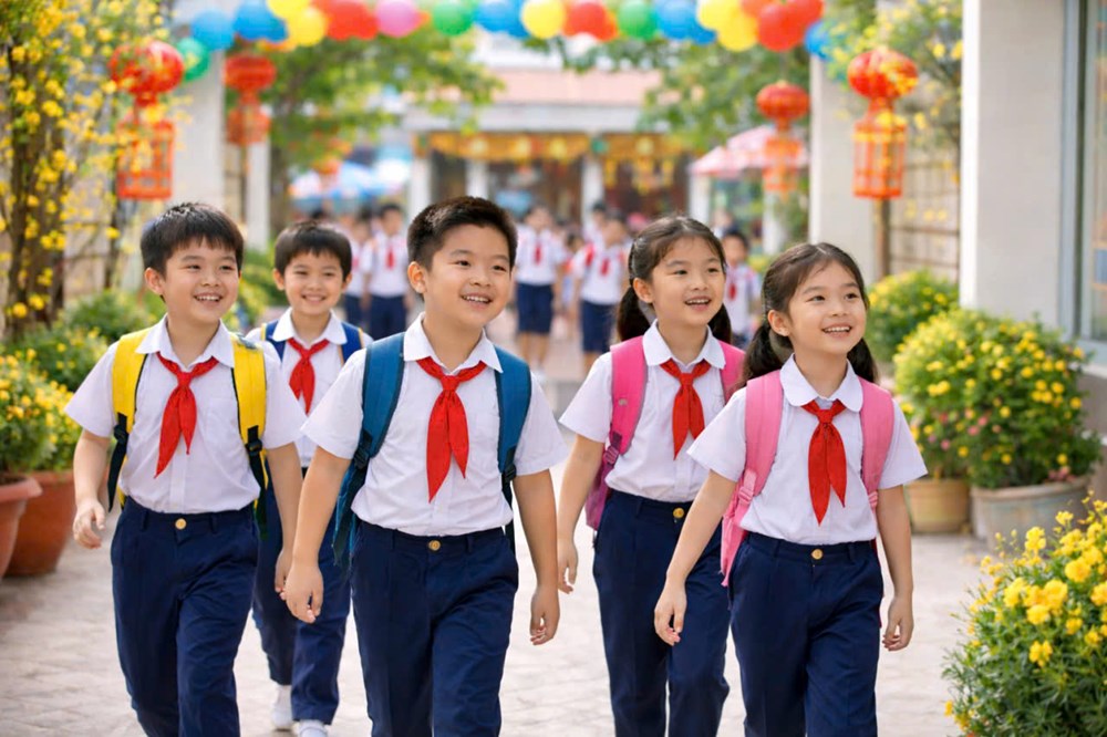 Trường học trên cả nước khẩn trương ổn định “thời khoá biểu sau Tết“ - ảnh 1