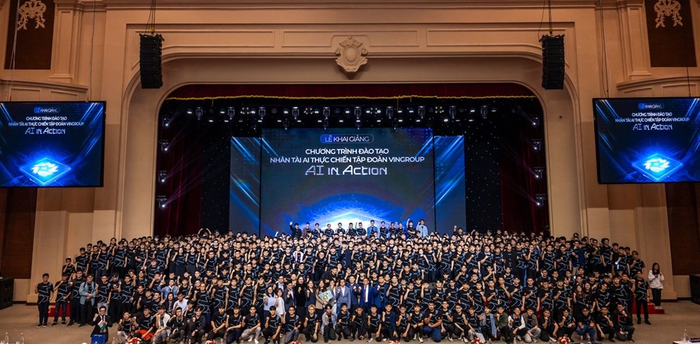 Vingroup khai giảng khoá đầu tiên chương trình đào tạo 20.000 nhân tài AI thực chiến - ảnh 1