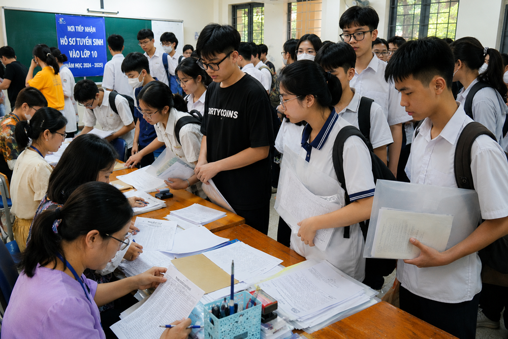 Đang phúc khảo điểm lớp 10, thí sinh có cần xác nhận nhập học? - ảnh 1
