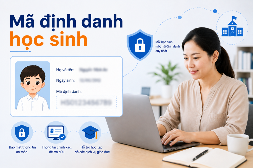 Mã định danh học sinh chưa được xác thực: Phụ huynh kiểm tra ở đâu? - ảnh 1