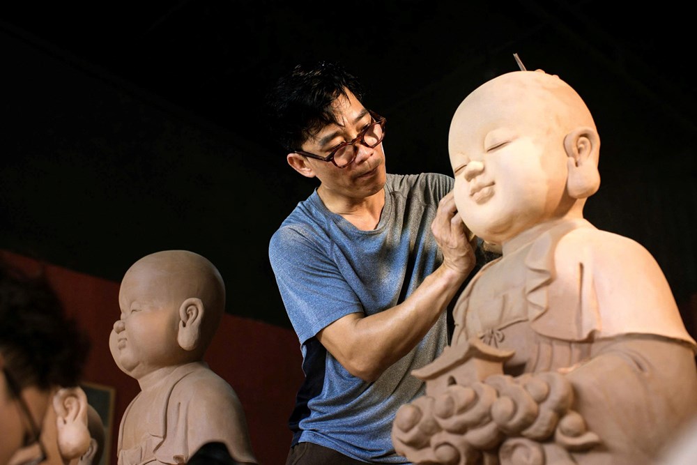 Triển lãm gốm tâm linh quy mô lớn tại núi Bà Đen chính thức khai mạc vào ngày 8.8 - ảnh 2