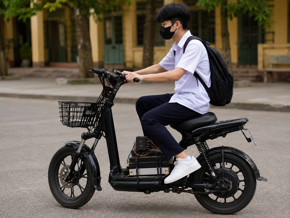 Học sinh “độ” xe đạp điện để tăng tốc: Cách phụ huynh nhận biết sớm - ảnh 1