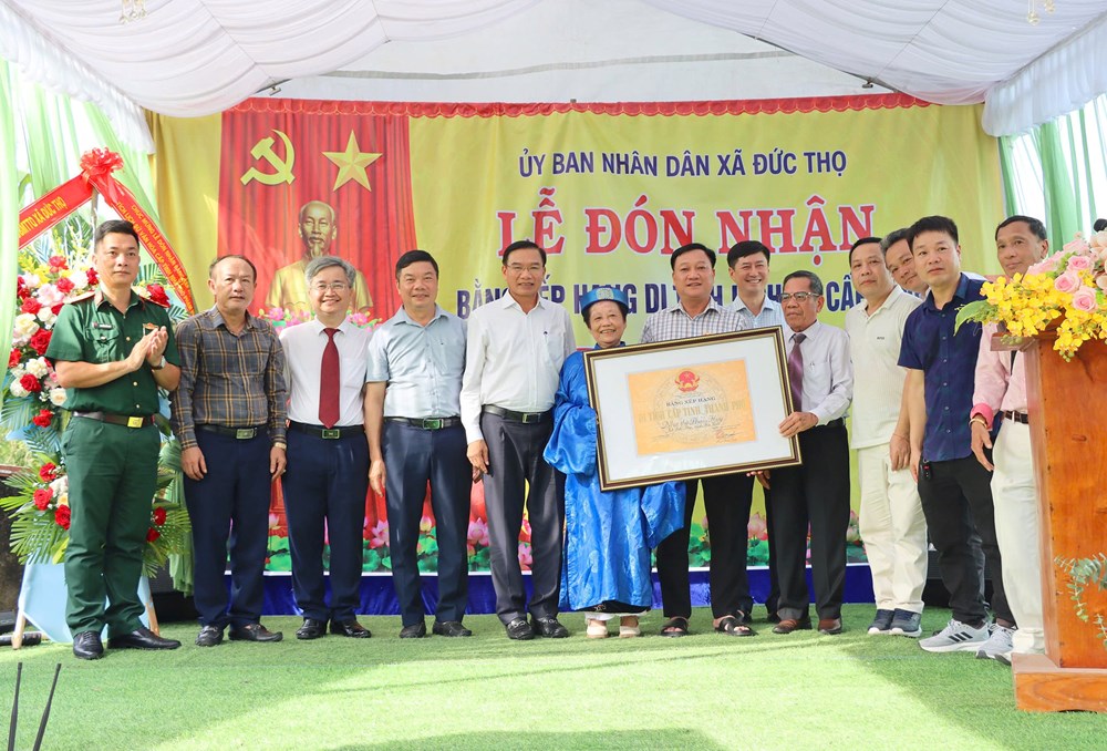 Hà Tĩnh: Nhà thờ Phạm Huy đón nhận Bằng xếp hạng Di tích lịch sử cấp tỉnh - ảnh 5