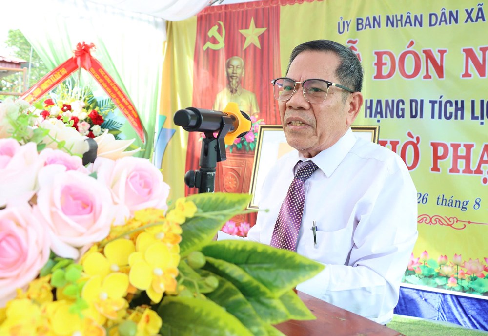 Hà Tĩnh: Nhà thờ Phạm Huy đón nhận Bằng xếp hạng Di tích lịch sử cấp tỉnh - ảnh 7