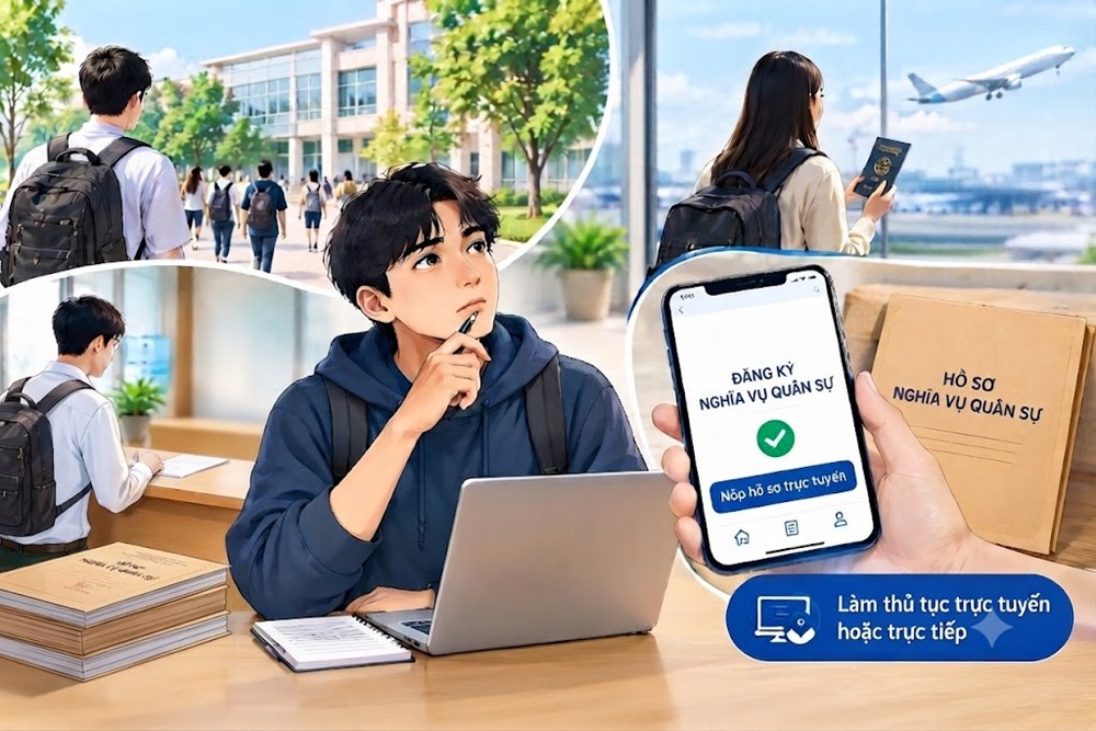 Học sinh, sinh viên chuyển trường, đi du học làm thủ tục nghĩa vụ quân sự thế nào? - ảnh 1