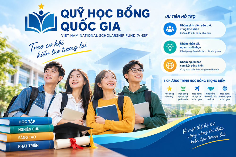 Quỹ Học bổng Quốc gia chính thức vận hành từ 1.10: Những nhóm người học nào được ưu tiên? - ảnh 1