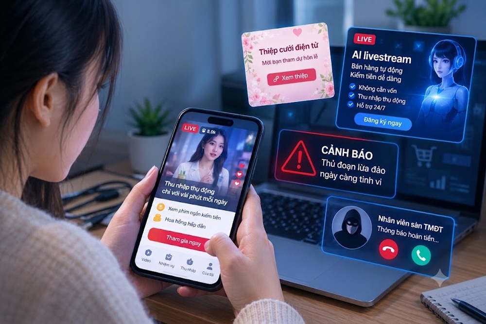 Cạm bẫy kiếm tiền online: Chiêu lừa mới ngày càng tinh vi - ảnh 1
