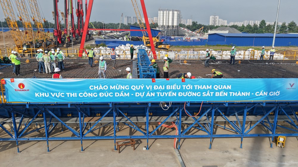 VinSpeed tăng tốc thi công tuyến đường sắt tốc độ cao Bến Thành – Cần Giờ - ảnh 4