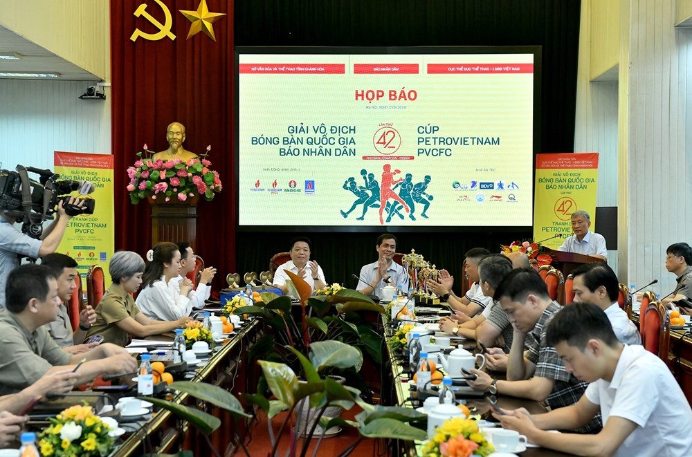 200 tay vợt dự Giải vô địch Bóng bàn quốc gia Báo Nhân dân tranh Cúp Petrovietnam - ảnh 1