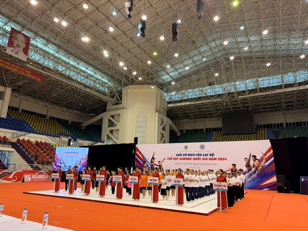 9 đội dự Giải vô địch các CLB quốc gia môn thể dục Aerobic 2024 - ảnh 1