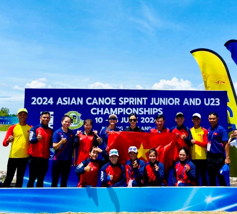 Canoe Việt Nam thắng lớn tại Giải vô địch trẻ và U23 vô địch châu Á - ảnh 1