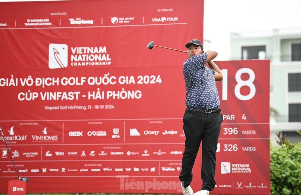 Đức Sơn và Gia Hân tạm dẫn đầu Giải vô địch Golf quốc gia Cúp Vinfast - Hải Phòng - ảnh 2