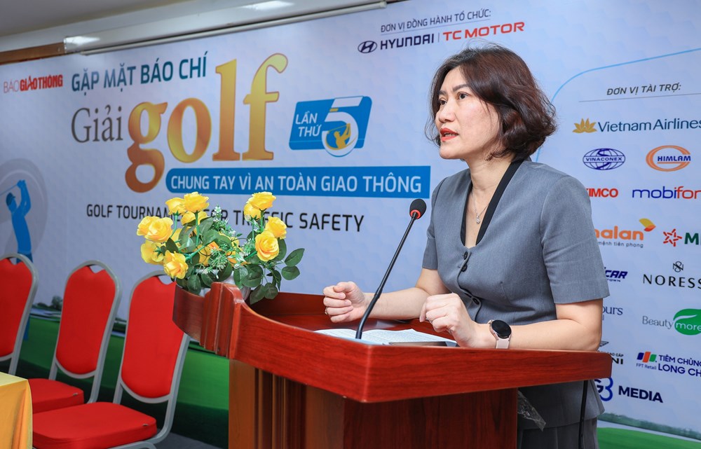 Nhiều hoạt động thiện nguyện tại Giải Golf chung tay vì ATGT - ảnh 1