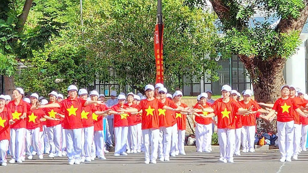 Hà Nội: 3.000 người biểu diễn tại Ngày hội Văn hoá Thể thao người cao tuổi - ảnh 3