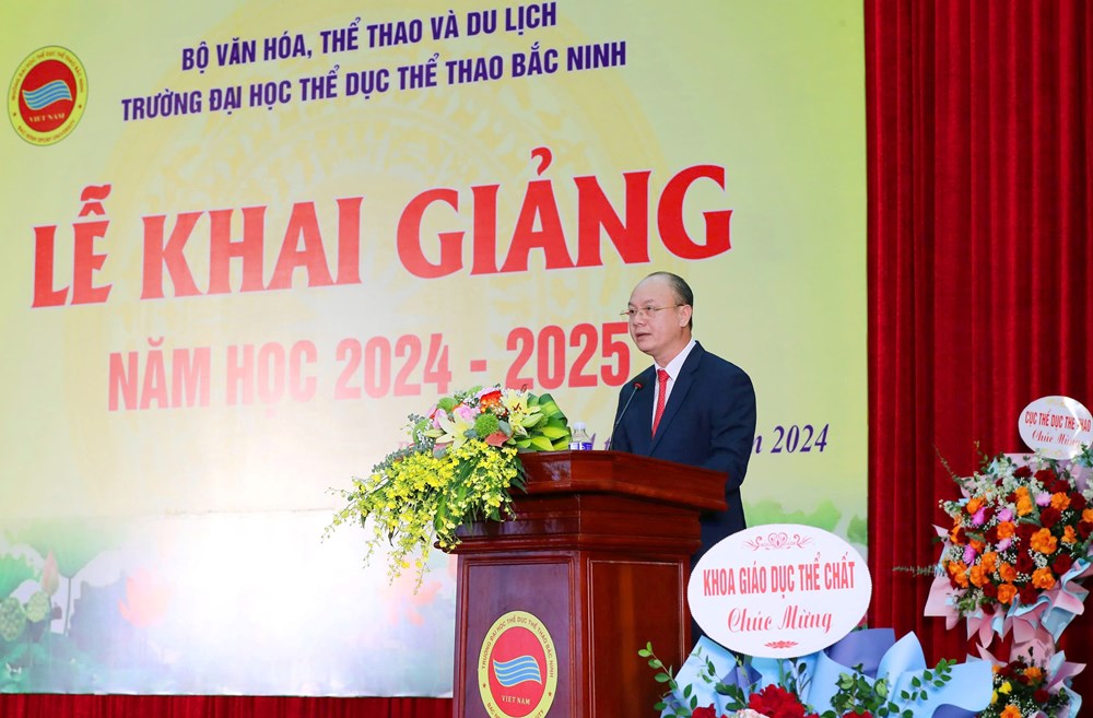 Trường Đại học TDTT Bắc Ninh khai giảng năm học mới - ảnh 5
