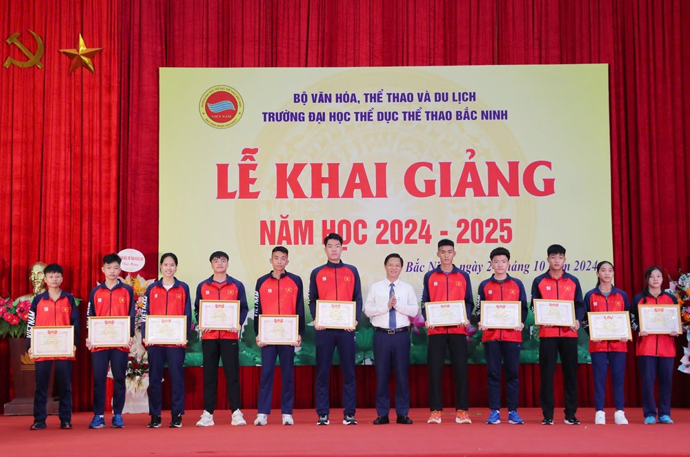 Trường Đại học TDTT Bắc Ninh khai giảng năm học mới - ảnh 4