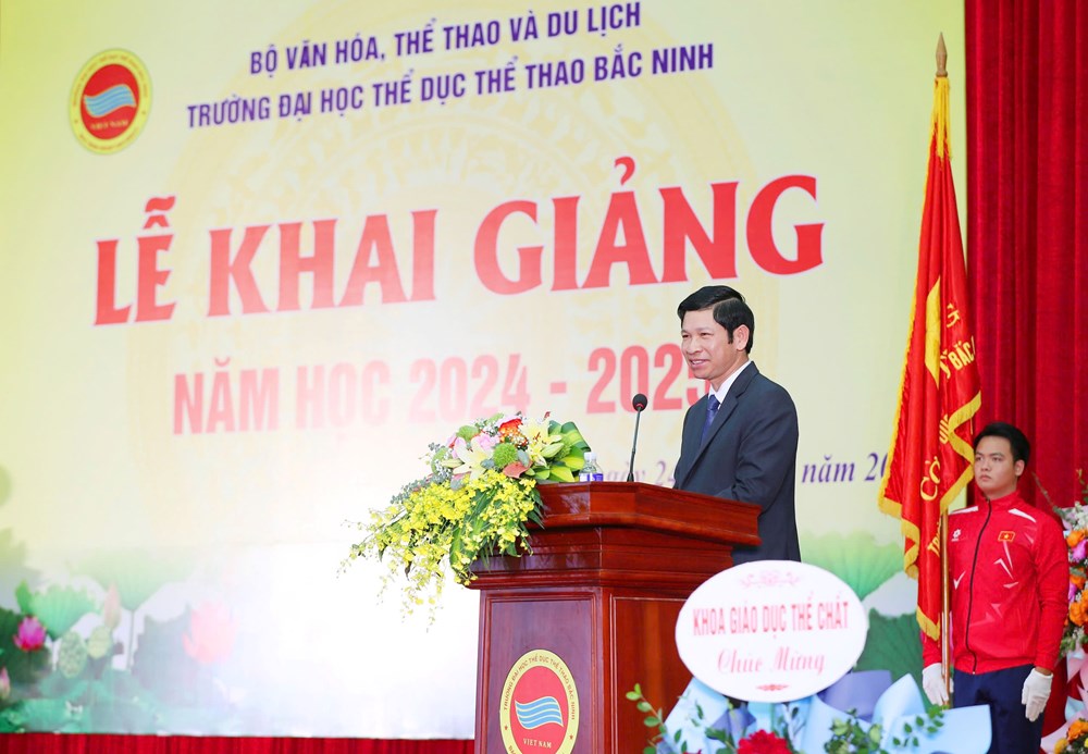 Trường Đại học TDTT Bắc Ninh khai giảng năm học mới - ảnh 3