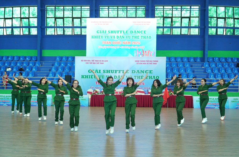 1.342 VĐV tranh tài tại Giải Shuffle dance, khiêu vũ và dân vũ thể thao toàn quốc - ảnh 2