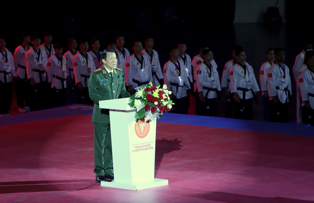 Khai mạc Giải Taekwondo Cảnh sát các nước châu Á mở rộng năm 2024 - ảnh 1