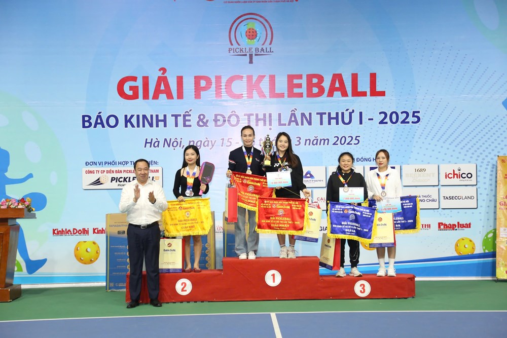 Kết thúc Giải Pickleball Báo Kinh tế & Đô thị lần thứ I - ảnh 1