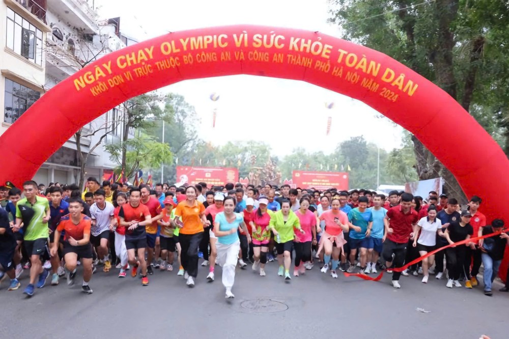 2.000 người sẽ tham gia Ngày chạy Olympic - Vì an ninh Tổ quốc - ảnh 1