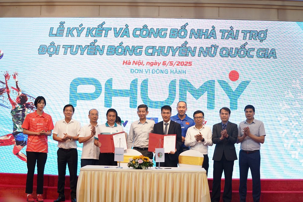 Công bố nhà tài trợ của đội tuyển bóng chuyền nữ Việt Nam - ảnh 1