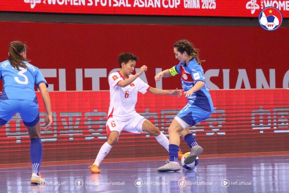 Tuyển futsal nữ Việt Nam vào tứ kết Giải vô địch châu Á - ảnh 1