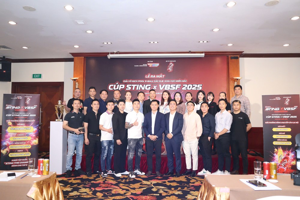 Gần 1.000 VĐV tranh tài tại Giải vô địch Pool 9-Ball các CLB khu vực miền Bắc cúp STING x VBSF - ảnh 1