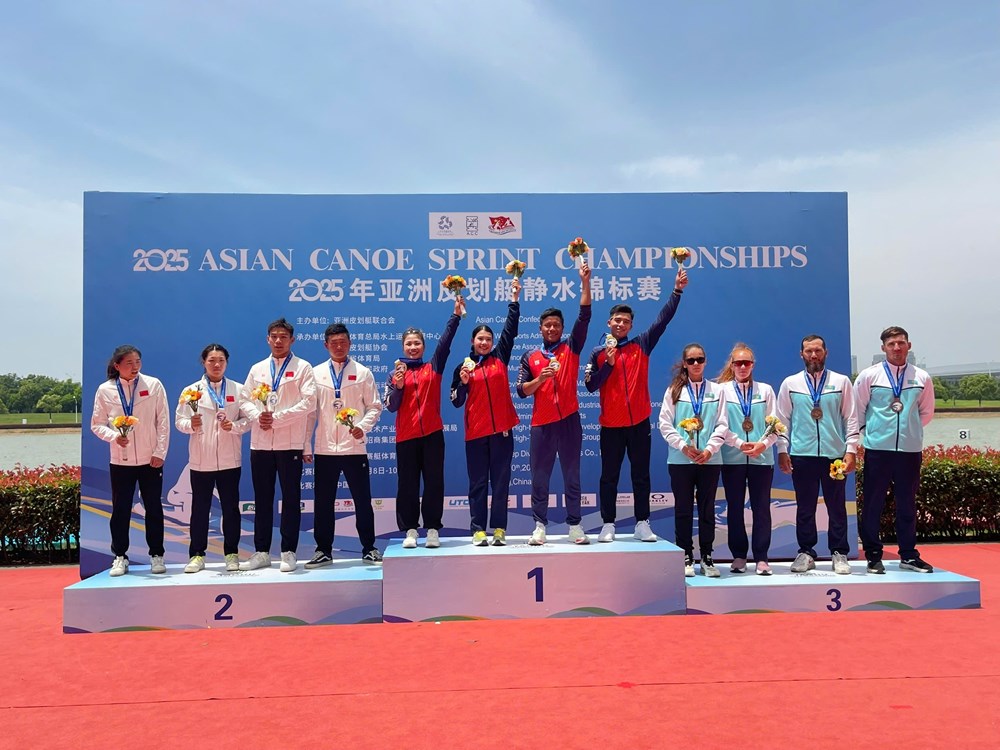 Canoe Việt Nam xuất sắc đoạt HCV Châu Á - ảnh 1