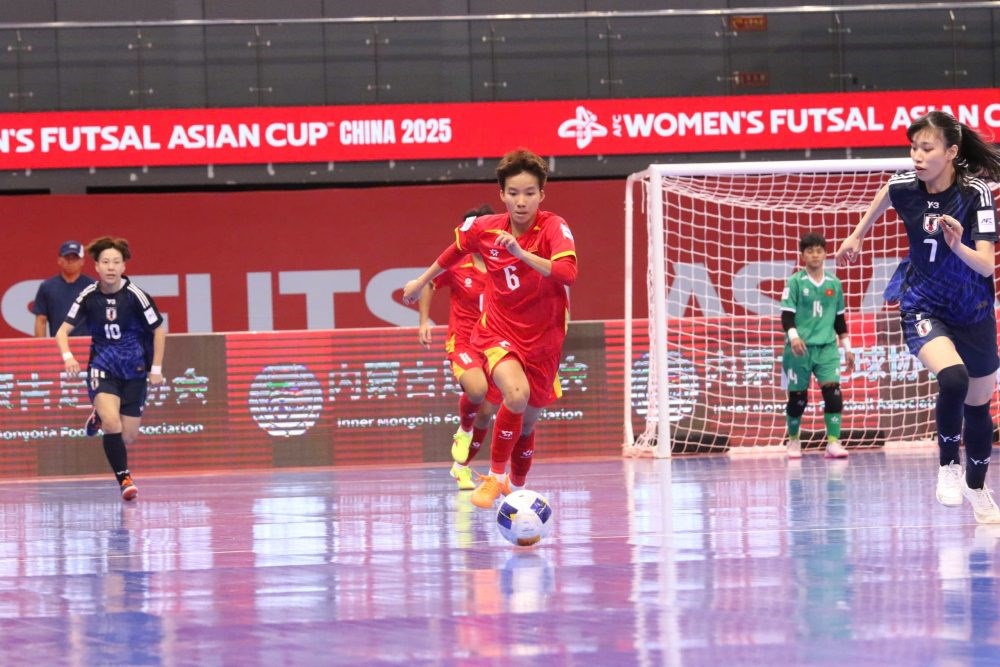 Chiến đấu kiên cường, đội tuyển futsal nữ Việt Nam dừng bước đầy tiếc nuối trước Nhật Bản - ảnh 1