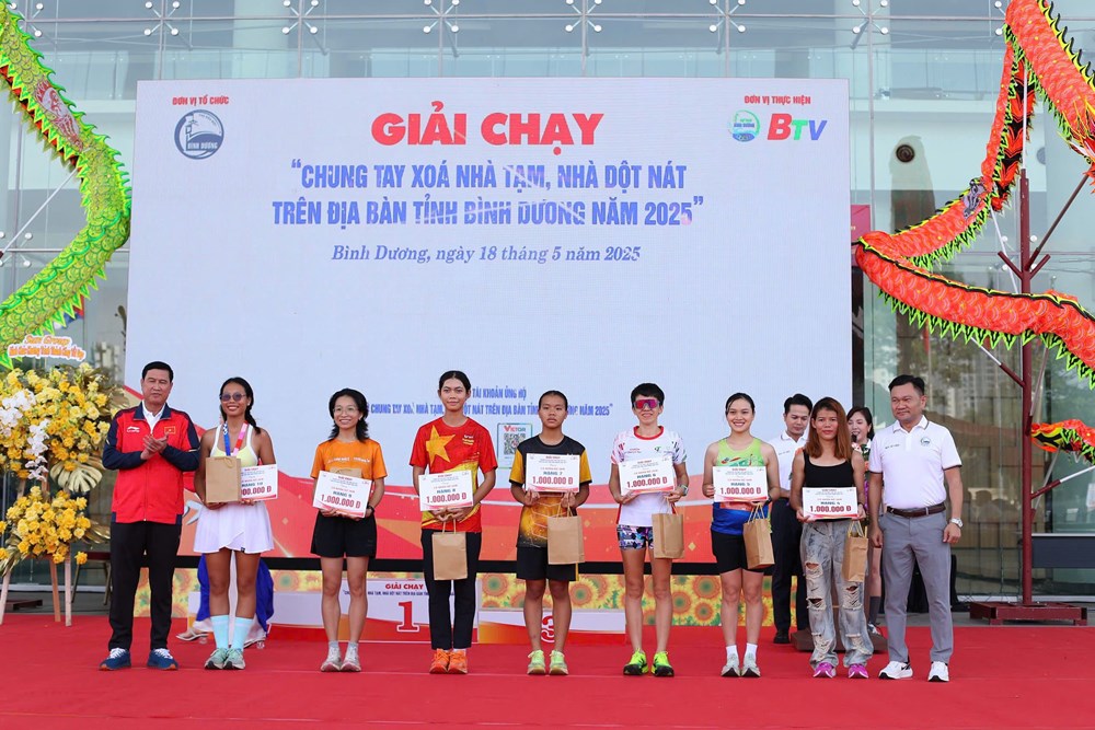 11.000 người tham gia giải chạy “Chung tay xóa nhà tạm, nhà dột nát trên địa bàn tỉnh Bình Dương” - ảnh 2